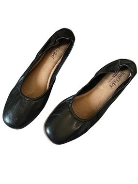 Josef Seibel Flats Black Leather Women's Fenja Ballet Flat Comfort Shoes Size 39